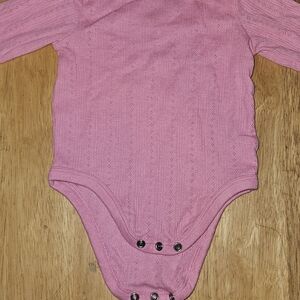 Garanimals Pink Long Sleeve Bodysuit